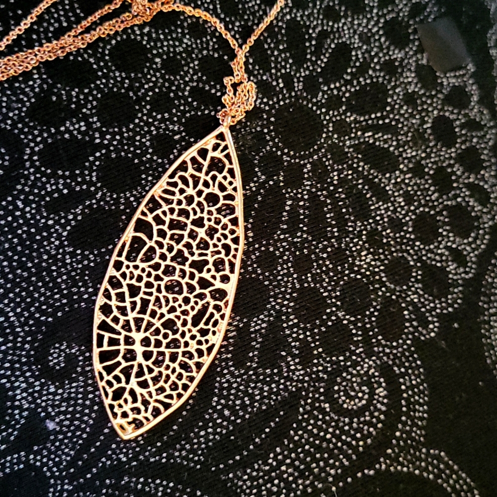 Rose gold necklace